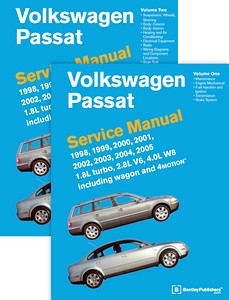 Livre : Volkswagen Passat (B5) - 1.8L turbo, 2.8L V6, 4.0L W8, including Wagon and 4Motion (1998-2005) (USA) - Bentley Service Manual 