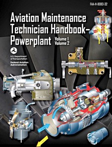 Cubierta libro Aviation Maintenance Technician Handbook (FAA-H-8083-32) - Powerplant - (Volume 1 & Volume 2)