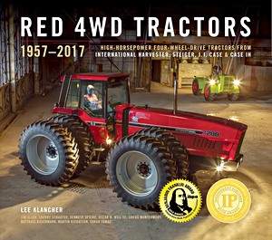 Cubierta libro Red 4WD Tractors 1957 - 2017 : High-Horsepower All-Wheel-Drive Tractors from International Harvester, Steiger, Case and Case IH