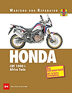 Livre : Honda CRF1000L Africa Twin (2016-2019) - Wartung und Reparatur