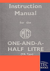 Livre: The Instruction Manual for the MG 1.5 Litre (VA Type)