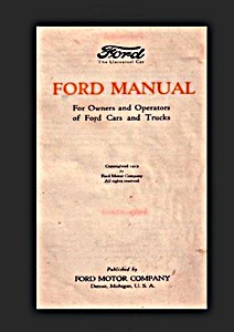 Buch: Ford Manual - For Owners and Operators of Ford Cars and Trucks (1939) 