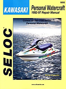Livre : Kawasaki Jet Ski Personal Watercraft (1992-1997) - Repair Manual 