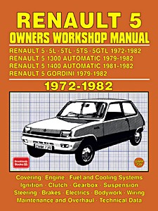 Livre : Renault 5 (1972-1982) - Owners Workshop Manual
