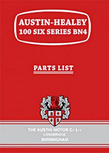 Book: [AKD1423] Austin-Healey 100 Six (BN4) - Parts List