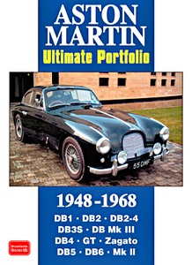 Livre : Aston Martin DB1, DB2, DB2-4, DB3S, DB4, DB5, DB6 (1948-1968) - Brooklands Ultimate Portfolio
