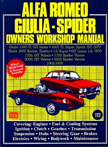 Boek: [AB724] Alfa Romeo Giulia & Spider (62-78)