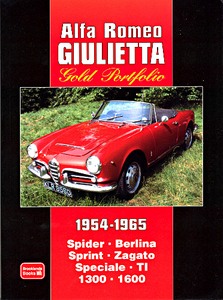 Livre : Alfa Romeo Giulietta (1954-1965) - Brooklands Gold Portfolio