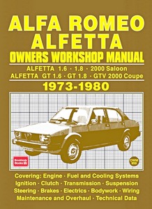 Book: Alfa Romeo Alfetta (1973-1980) - Owners Workshop Manual