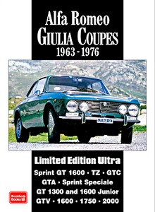 Livre : Alfa Romeo Giulia Coupes (1963-1976) - Brooklands Portfolio