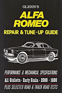 Boek: Glenn's Alfa Romeo Repair & Tune-Up Guide