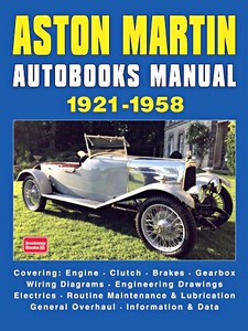 Livre : Aston Martin - Autobooks Manual (1921-1958) - Owners Workshop Manual