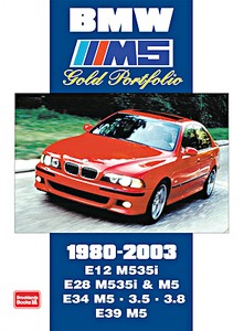 Boek: BMW M5 (1980-2003) - Brooklands Gold Portfolio
