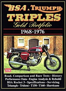 Livre : BSA & Triumph Triples Gold Portfolio 1968-1976