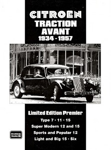 Livre : Citroën Traction Avant (1934-1957) - Brooklands Portfolio