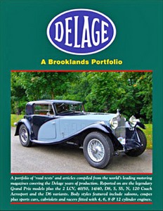 Livre : Delage - Brooklands Road Test Portfolio