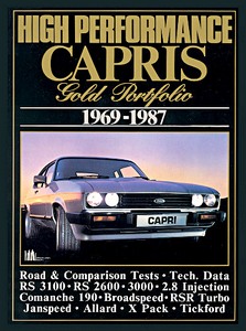 Livre : High Performance Capris (1969-1987) - Brooklands Gold Portfolio