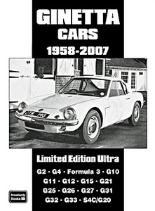 Livre : Ginetta Cars (1958-2007) - Brooklands Portfolio