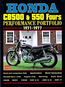 Książka: Honda CB500 & 550 Fours 71-77