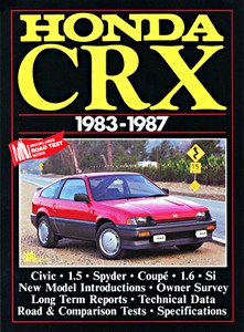 Livre: Honda CRX (1983-1987) - Brooklands Portfolio