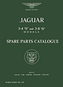 Livre : Jaguar S Type (3.4 & 3.8) - Official Spare Parts Catalogue 