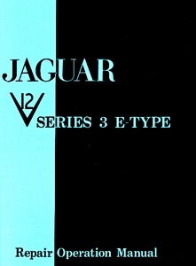 Boek: Jaguar E-Type V12 - Series 3 - Official Repair Operation Manual 