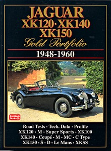 Boek: Jaguar XK 120, XK 140, XK 150 1948-1960 - Brooklands Gold Portfolio