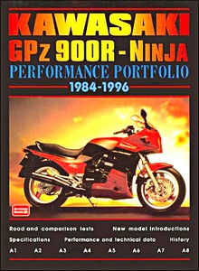Livre : Kawasaki GPZ 900R - Ninja (1984-1996) - Brooklands Performance Portfolio