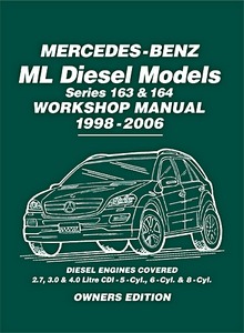 Book: [OE] MB ML Diesel WSM (W163/W164) (1998-2006)