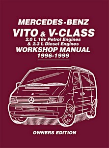 Revue technique Brooklands pour l'entretien et la réparation des Mercedes-Benz Vito et Classe V ((W638)