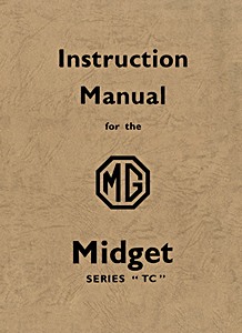 Livre : MG Midget TC - Official Instruction Manual 