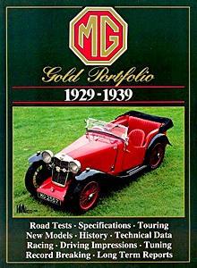 Boek: MG (1929-1939) - Brooklands Gold Portfolio