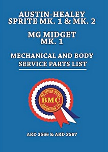 Book: [AKD3566/3567] AH Sprite 1-2 / MG Midget Mk 1 PC