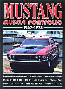Boek: Mustang Muscle Portfolio 1967-1973
