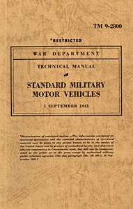 Livre : U.S. Army Standard Military Motor Veh (TM 9-2800)