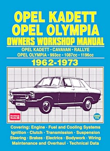 Livre : Opel Kadett A & B, Olympia A - 1.0, 1.1 & 1.2 L (1962-1973) - Owners Workshop Manual