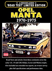 Livre : Opel Manta 1970-1975 - Brooklands Portfolio