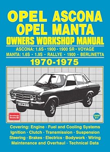 Boek: Opel Ascona A, Manta A (1970-1975) - Owners Workshop Manual