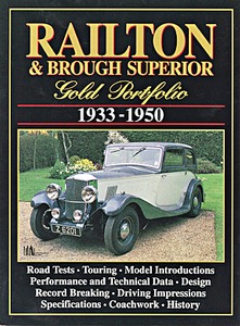 Livre : Railton & Brough Superior (1933-1950) - Brooklands Gold Portfolio