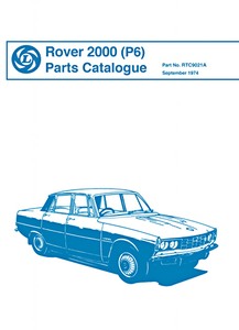 Boek: [RTC9021A] Rover 2000 (P6)