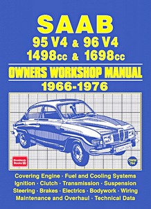 Book: [AB764] Saab 95 V4 & 96 V4 - 1.5 L & 1.7 L (66-78)