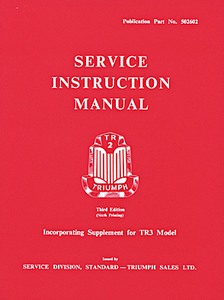 Buch: [502602] Triumph TR2 & TR3 - Service Manual