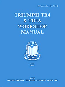 Book: Triumph TR4 & TR4A - Official Workshop Manual 