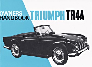 Book: Triumph TR4A - Official Owners Handbook 