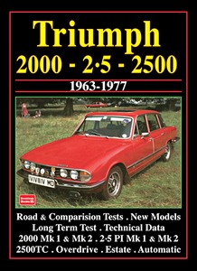 Buch: Triumph 2000, 2.5, 2500 (1963-1977) - Brooklands Portfolio