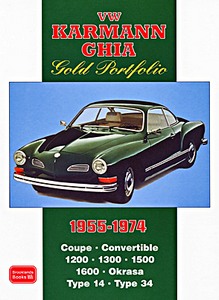 Livre : VW Karmann Ghia (1955-1974) - Brooklands Gold Portfolio