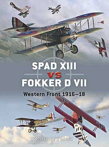 Okładka książki Spad XIII vs Fokker D VII - Western Front 1916-18