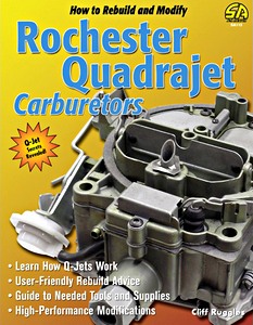 Omslag werkplaatshandboek How to Build and Modify Rochester Quadrajet Carburetors