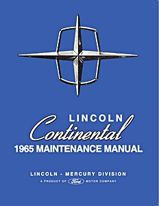 Livre: 1965 Lincoln Continental Maintenance Manual
