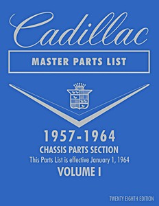Book: 1957-1964 Cadillac Master Parts List - 2 Vol Set